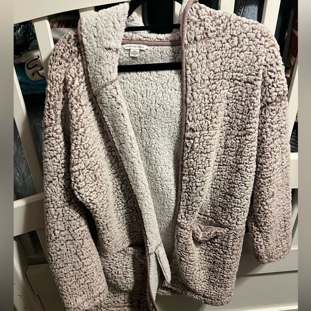 American Eagle Aerie Sherpa cardi